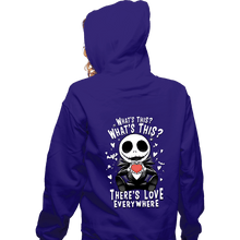 Load image into Gallery viewer, Daily_Deal_Shirts Zippered Hoodies, Unisex / Small / Violet There's Love In The Air