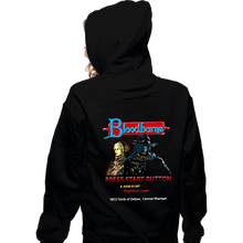 Load image into Gallery viewer, Secret_Shirts Zippered Hoodies, Unisex / Small / Black New Hunt