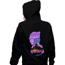 Load image into Gallery viewer, Secret_Shirts Zippered Hoodies, Unisex / Small / Black Rapunzel Shadows
