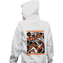 Load image into Gallery viewer, Secret_Shirts Zippered Hoodies, Unisex / Small / White Dracula On Stage