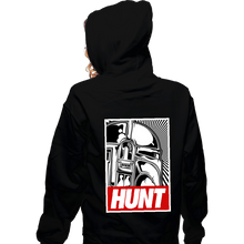 Load image into Gallery viewer, Shirts Zippered Hoodies, Unisex / Small / Black HUNT