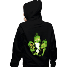Load image into Gallery viewer, Daily_Deal_Shirts Zippered Hoodies, Unisex / Small / Black Dilophosaurus Footprint