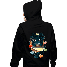 Load image into Gallery viewer, Daily_Deal_Shirts Zippered Hoodies, Unisex / Small / Black Dragon Valentine
