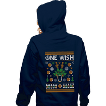 Load image into Gallery viewer, Shirts Zippered Hoodies, Unisex / Small / Navy A Very Shenron Christmas