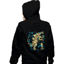 Load image into Gallery viewer, Daily_Deal_Shirts Zippered Hoodies, Unisex / Small / Black Kaiju Fossils