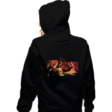 Load image into Gallery viewer, Daily_Deal_Shirts Zippered Hoodies, Unisex / Small / Black Tis' But A Scratch