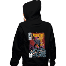 Load image into Gallery viewer, Secret_Shirts Zippered Hoodies, Unisex / Small / Black Montana Comics.
