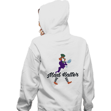 Load image into Gallery viewer, Shirts Zippered Hoodies, Unisex / Small / White Mad Hatter