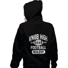Load image into Gallery viewer, Shirts Zippered Hoodies, Unisex / Small / Black Knibb High