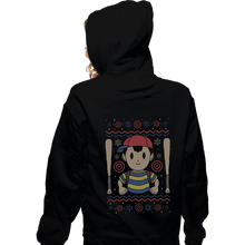 Load image into Gallery viewer, Shirts Zippered Hoodies, Unisex / Small / Black PSI Powers Christmas