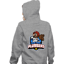 Load image into Gallery viewer, Daily_Deal_Shirts Zippered Hoodies, Unisex / Small / Sports Grey Go Plumbers