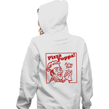 Load image into Gallery viewer, Daily_Deal_Shirts Zippered Hoodies, Unisex / Small / White Eat My Pizza Balls

