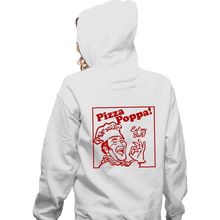 Load image into Gallery viewer, Daily_Deal_Shirts Zippered Hoodies, Unisex / Small / White Eat My Pizza Balls