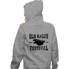 Load image into Gallery viewer, Shirts Zippered Hoodies, Unisex / Small / Sports Grey Old Kaiju Festival