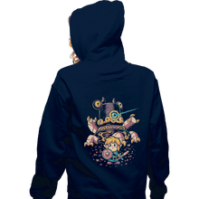 Load image into Gallery viewer, Shirts Zippered Hoodies, Unisex / Small / Navy Hero's Awakening