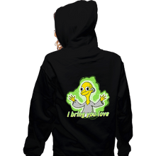 Load image into Gallery viewer, Secret_Shirts Zippered Hoodies, Unisex / Small / Black Bring You Love