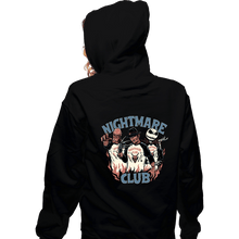 Load image into Gallery viewer, Daily_Deal_Shirts Zippered Hoodies, Unisex / Small / Black Nightmare Club