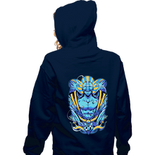 Load image into Gallery viewer, Secret_Shirts Zippered Hoodies, Unisex / Small / Navy Angemon!