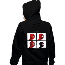 Load image into Gallery viewer, Shirts Zippered Hoodies, Unisex / Small / Black Spiderz