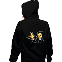 Load image into Gallery viewer, Secret_Shirts Zippered Hoodies, Unisex / Small / Black Duck Fiction