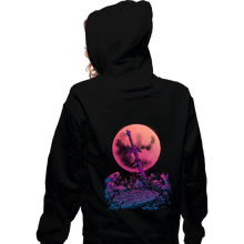 Load image into Gallery viewer, Secret_Shirts Zippered Hoodies, Unisex / Small / Black A Hero Never Dies