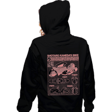 Load image into Gallery viewer, Shirts Zippered Hoodies, Unisex / Small / Black Shotaro Kaneda's Bike
