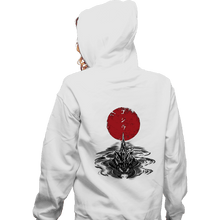 Load image into Gallery viewer, Shirts Zippered Hoodies, Unisex / Small / White Red Sun Alpha Predator