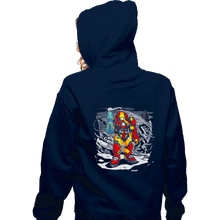 Load image into Gallery viewer, Shirts Zippered Hoodies, Unisex / Small / Navy Ridley Buster
