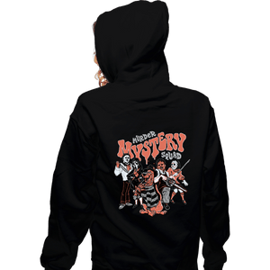 Daily_Deal_Shirts Zippered Hoodies, Unisex / Small / Black Murder Mystery Squad
