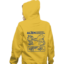 Load image into Gallery viewer, Secret_Shirts Zippered Hoodies, Unisex / Small / White Alien Guide