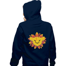 Load image into Gallery viewer, Shirts Pullover Hoodies, Unisex / Small / Navy King Of Leaves