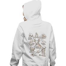 Load image into Gallery viewer, Shirts Zippered Hoodies, Unisex / Small / White Magic Spell notes

