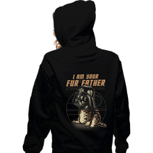 Load image into Gallery viewer, Daily_Deal_Shirts Zippered Hoodies, Unisex / Small / Black Vader Cat