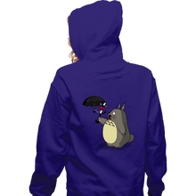 Load image into Gallery viewer, Shirts Zippered Hoodies, Unisex / Small / Violet Aaahh! Fake Umbrella!