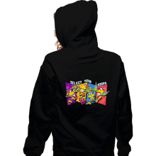 Load image into Gallery viewer, Daily_Deal_Shirts Zippered Hoodies, Unisex / Small / Black Koopas Ninjas