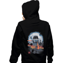 Load image into Gallery viewer, Shirts Zippered Hoodies, Unisex / Small / Black Kaiju Dalek