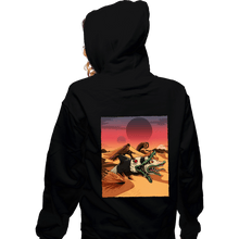 Load image into Gallery viewer, Daily_Deal_Shirts Zippered Hoodies, Unisex / Small / Black Wormrider
