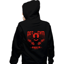 Load image into Gallery viewer, Daily_Deal_Shirts Zippered Hoodies, Unisex / Small / Black Bat Gym
