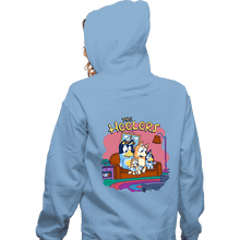 Load image into Gallery viewer, Daily_Deal_Shirts Zippered Hoodies, Unisex / Small / Royal Blue The Heelers
