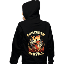 Load image into Gallery viewer, Daily_Deal_Shirts Zippered Hoodies, Unisex / Small / Black Sorcerer's Call
