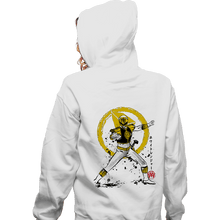 Load image into Gallery viewer, Daily_Deal_Shirts Zippered Hoodies, Unisex / Small / White White Ranger Sumi-e