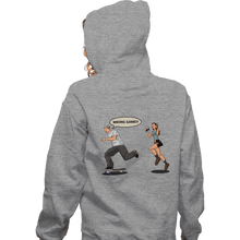 Load image into Gallery viewer, Last_Chance_Shirts Zippered Hoodies, Unisex / Small / Sports Grey Wrong Game