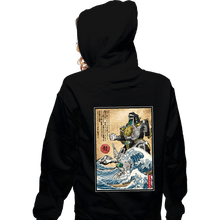 Load image into Gallery viewer, Daily_Deal_Shirts Zippered Hoodies, Unisex / Small / Black Dragonzord In Japan