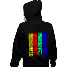 Load image into Gallery viewer, Daily_Deal_Shirts Zippered Hoodies, Unisex / Small / Black Lets Jam