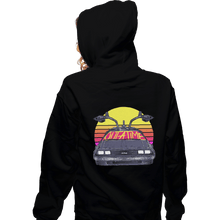 Load image into Gallery viewer, Shirts Pullover Hoodies, Unisex / Small / Black Outatime In The 80s