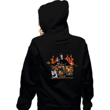 Load image into Gallery viewer, Daily_Deal_Shirts Zippered Hoodies, Unisex / Small / Black Devil's Night In Detroit