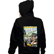 Load image into Gallery viewer, Secret_Shirts Zippered Hoodies, Unisex / Small / Black The Incredible Grail