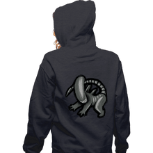 Load image into Gallery viewer, Secret_Shirts Zippered Hoodies, Unisex / Small / Dark Heather Xeno King