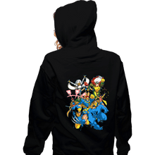 Load image into Gallery viewer, Secret_Shirts Zippered Hoodies, Unisex / Small / Black 90s Mutant
