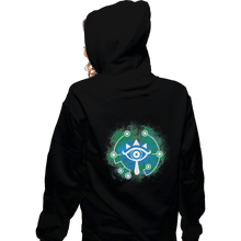 Load image into Gallery viewer, Shirts Zippered Hoodies, Unisex / Small / Black Open Your Sheikah Eye